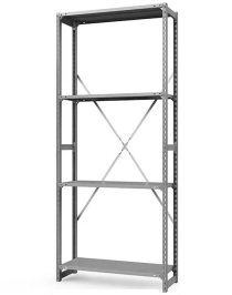 Стеллаж ТСУ 3000x700x300 4 полки (300 кг, металл)