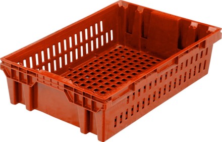 Ящик хлебный 600х400х152,5 красный вес 1,4 кг купить в Самаре