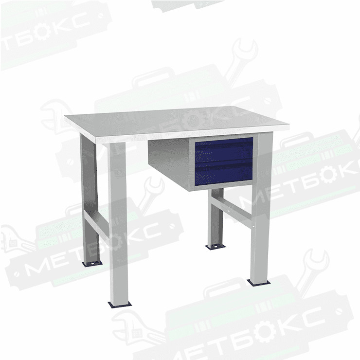 Верстак бестумбовый с подвесным ящиком ВП-Э купить в Самаре