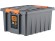 Контейнер особопрочный Rox Box PRO 36 (500х390х250 мм с крышкой и клипсами, антрацит) купить в Самаре