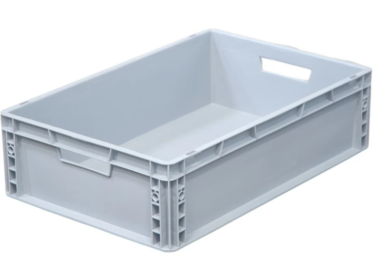 Ящик 600х400х170 сплошной, усиленное дно, цв. серый купить в Самаре Ящик 600х400х170 сплошной, усиленное дно, цв. серый купить в Самаре