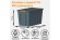 Контейнер особопрочный Rox Box PRO 70 (589х396х355 мм с крышкой и клипсами, на роликах, антрацит) купить в Самаре