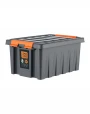 Контейнер особопрочный Rox Box PRO 8 (335х220х160 мм с крышкой и клипсами, антрацит)