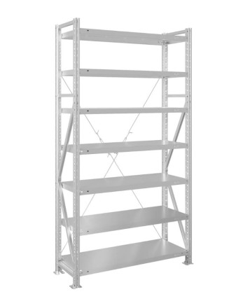 Стеллаж MS U 2500x700x800 7 полок (400 кг, металл) купить в Самаре