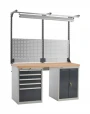 Верстак ДиКом ВС-150-Ф-07+Э2 со светильником