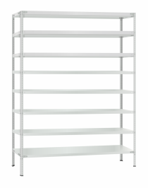 Стеллаж металлический Титан МС-500 2400х1500х300 8 полок Стеллаж металлический Титан МС-500 2400х1500х300 8 полок