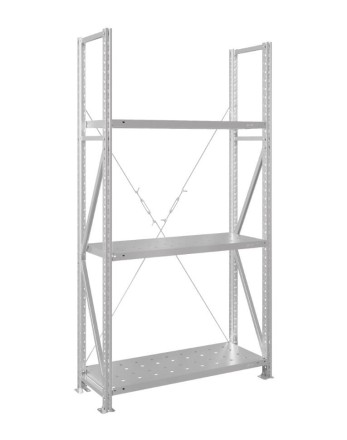 Стеллаж MS U 2000x1000x500 3 полки (350 кг, перф) купить в Самаре