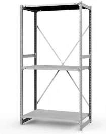 Стеллаж ТСУ 3500x1000x400 3 полки (150 кг, перф)