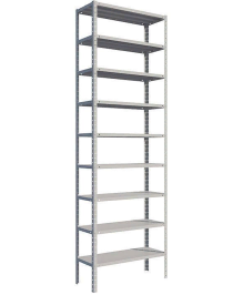 Стеллаж MS Strong 2750х1200х400 9 полок Стеллаж MS Strong 2750х1200х400 9 полок