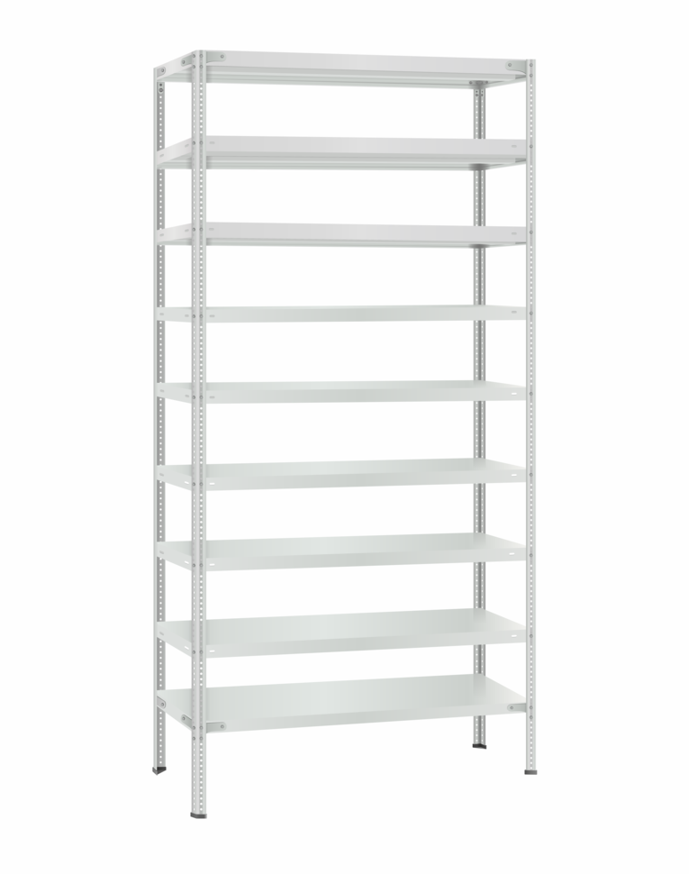 Стеллаж металлический Титан МС-500 2300х1000х500 9 полок купить в Самаре Стеллаж металлический Титан МС-500 2300х1000х500 9 полок купить в Самаре